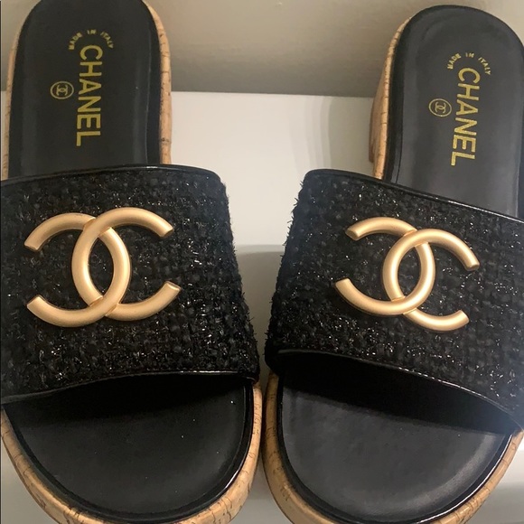 CHANEL Shoes - Chanel Leather.open toe